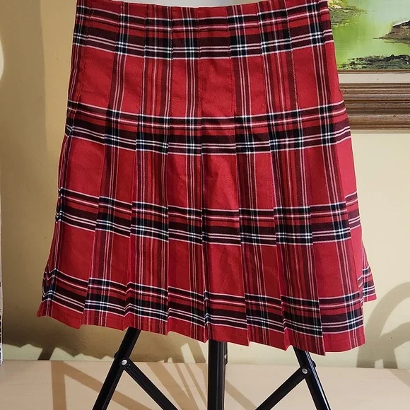 Plaid skirt o4 - Picture 5 of 7